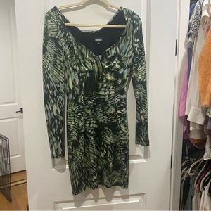 Just Cavalli body con bustier dress. Size 40. Runs short/small